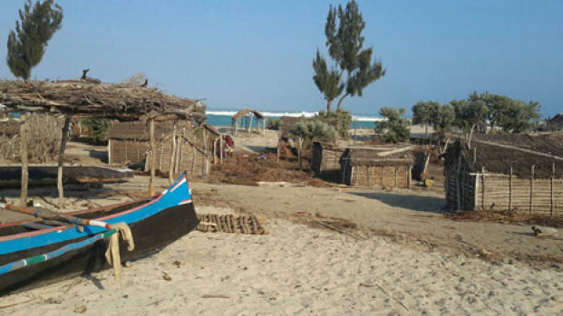 La plage à proximité du village d’Anakao a retrouvé le calme  