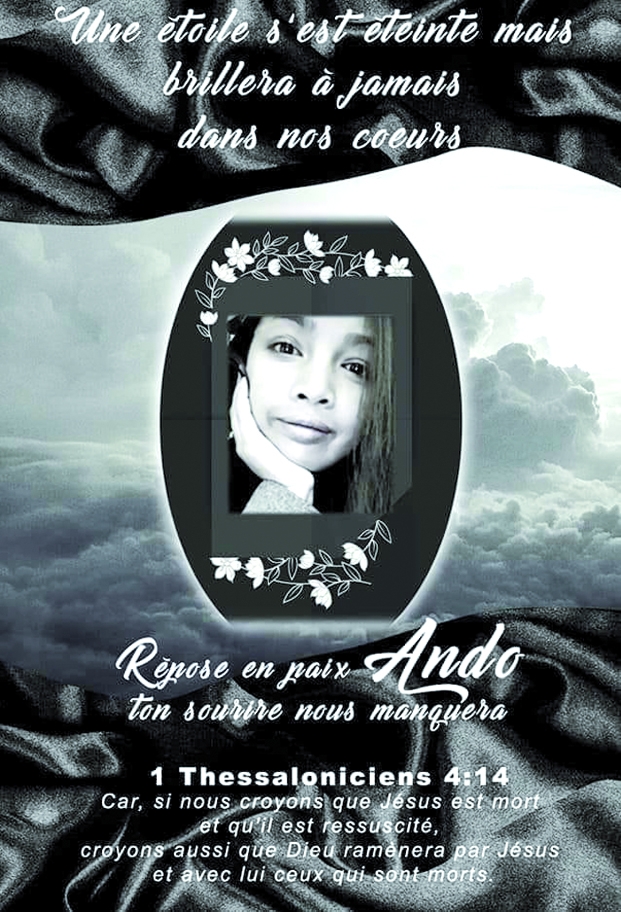 Disparition de la jeune Andotiana en France - Son corps sans vie retrouvé