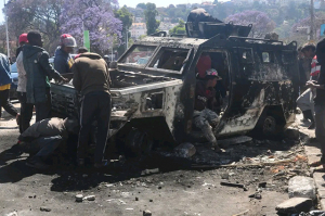 La situation était particulièrement explosive, au bord de la guerre civile, samedi dernier