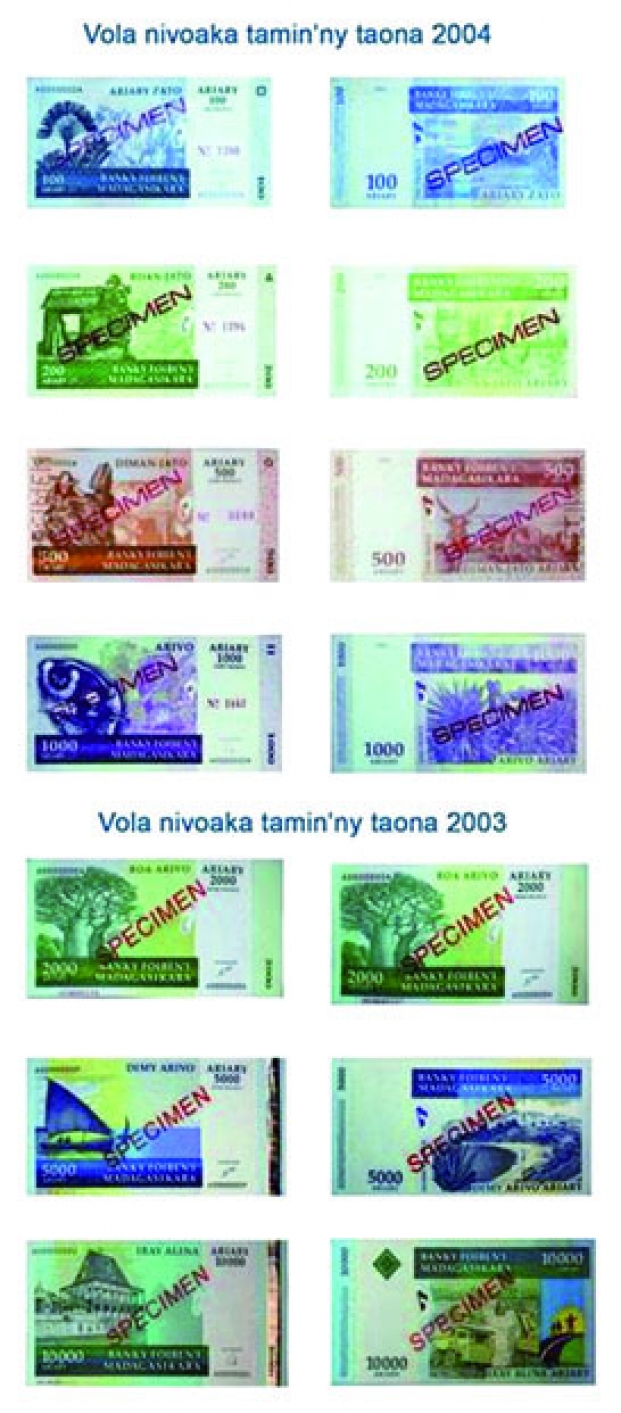 Monnaie - Clap de fin pour les billets émis en 2003 et 2004