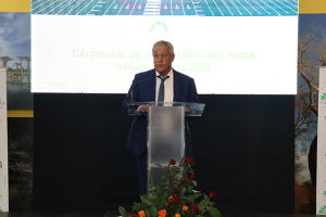 Le DG de Ravinala Airports présentant les objectifs de l’année 2025