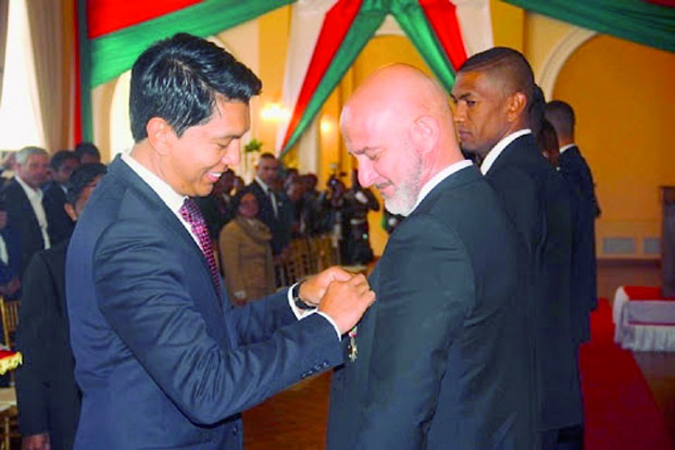 Football-Suspension de Nicolas Dupuis -  Le Président Andry Rajoelina déplore la décision unilatérale