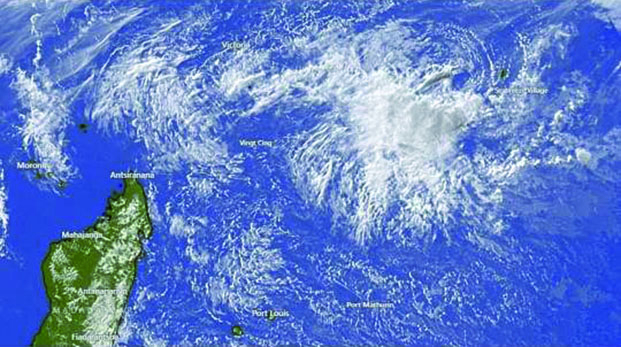 Météo - Ancha s&#039;est rétrogradée en zone perturbée