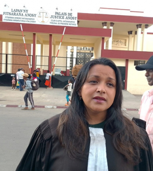 Sa cliente attend avec confiance que la justice tranche dans l’impartialité, selon Me Mirantsoa Randriamiaramisaina 