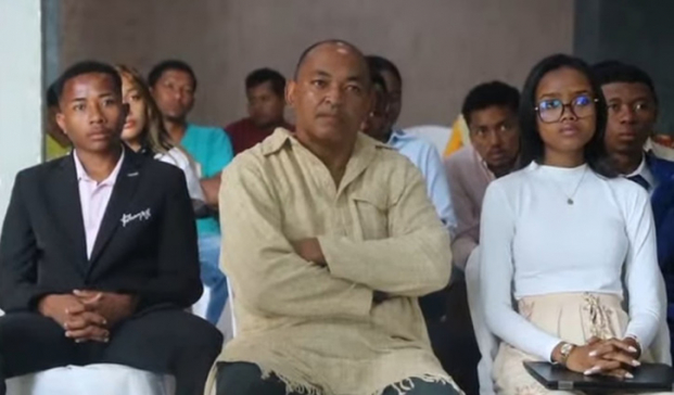 Durant la cérémonie de clôture du projet, hier au Pavé, Antaninarenina 