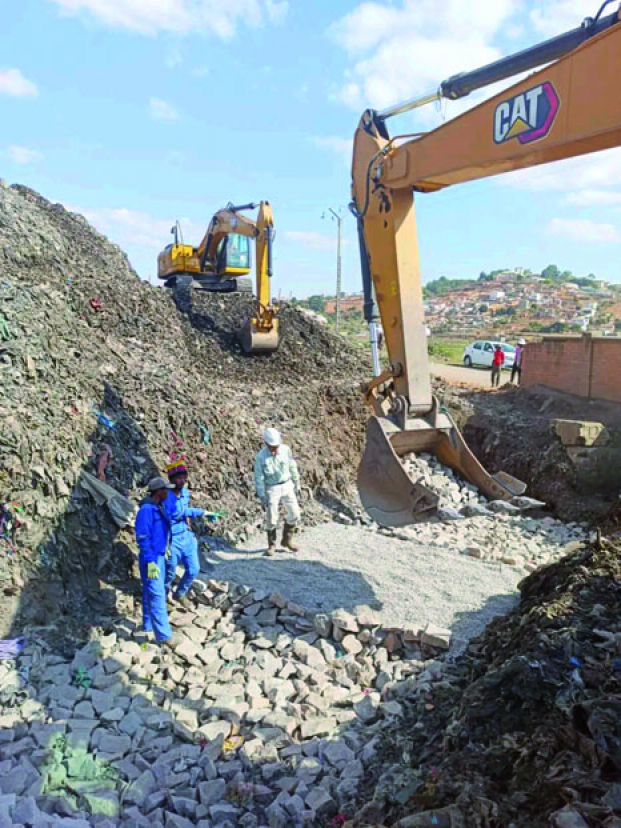 Gestion des déchets à Andralanitra - La mise en place des infrastructures en cours