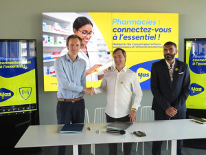 Lors de la signature du partenariat entre Yas Madagascar et Meditect, vendredi dernier à Andraharo