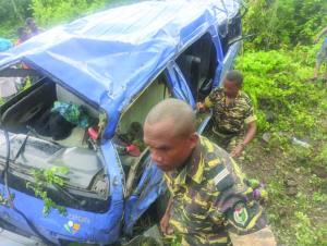 Série d&#039;accidents imputés aux taxis-brousse - 2 décès et 26 blessés