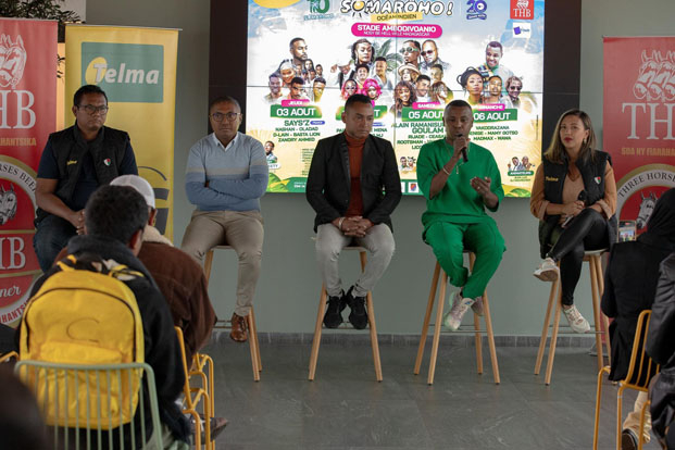  Wawa et ses camarades de scène se sont rendu dans la Capitale pour lancer la 10ème édition du festival Somarôho
