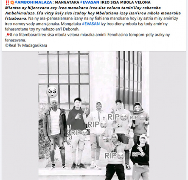 Le drame d’Ambohimalaza, sujet de rumeurs, de désinformation et de mésinformation, continue d’attirer l’attention sur les réseaux sociaux