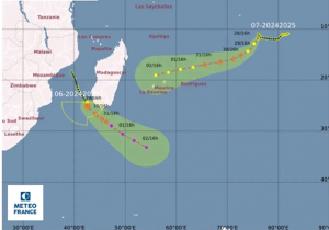 Madagascar est entouré de deux systèmes dépressionnaires