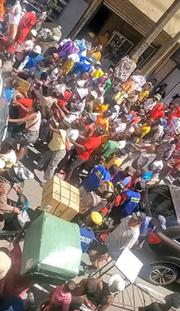 Les commerçants ambulants ont observé une grève, hier 