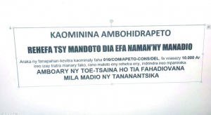 Ambohidrapeto - Les pollueurs sur la voie publique sanctionnés