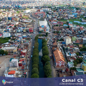 Travaux de construction du Canal C3 - 84 ménages bénéficieront de nouvelles habitations